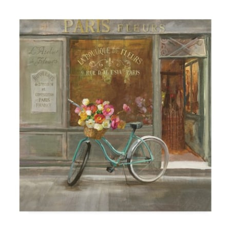 Danhui Nai 'French Flower Shop V2' Canvas Art,14x14